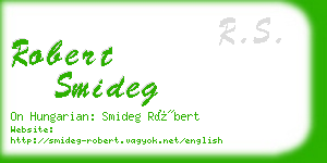 robert smideg business card